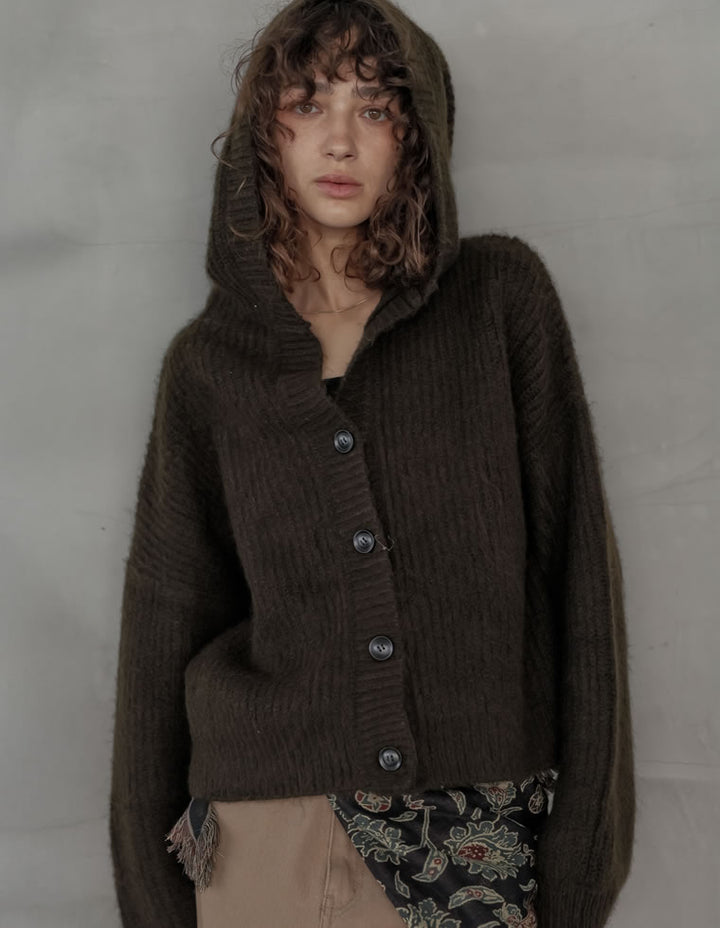 [2025AW COLLECTION][静電気防止][新色追加]フーディニットカーディガン トップス 人気レディースファッション通販 リエディ