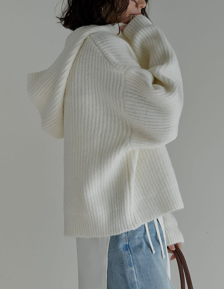 [2025AW COLLECTION][静電気防止][新色追加]フーディニットカーディガン トップス 人気レディースファッション通販 リエディ