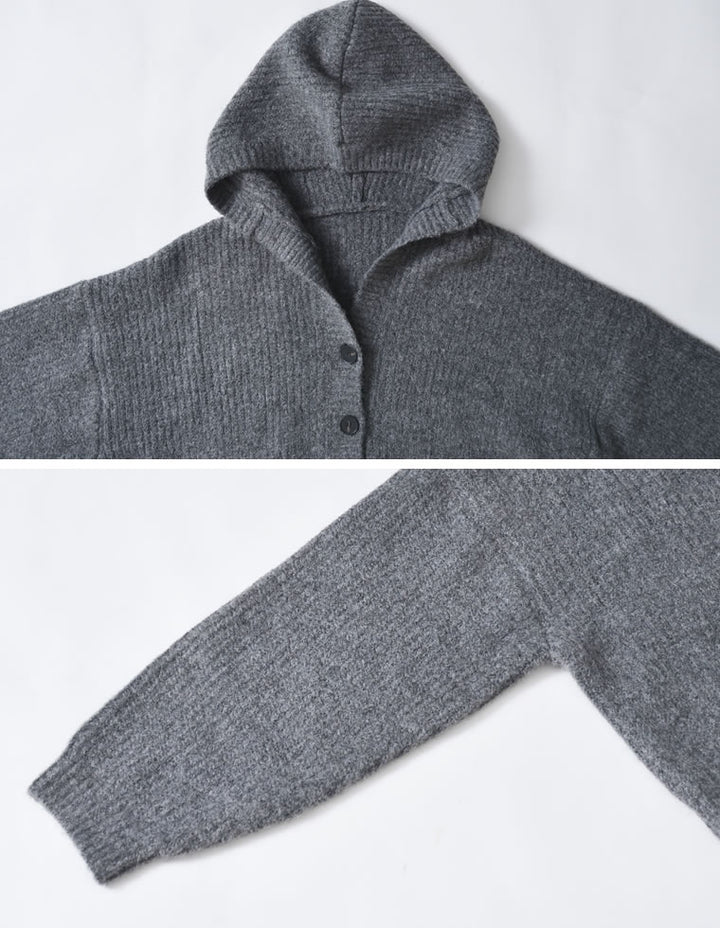 [2025AW COLLECTION][静電気防止][新色追加]フーディニットカーディガン トップス 人気レディースファッション通販 リエディ