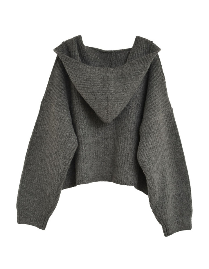 [2025AW COLLECTION][静電気防止][新色追加]フーディニットカーディガン トップス 人気レディースファッション通販 リエディ