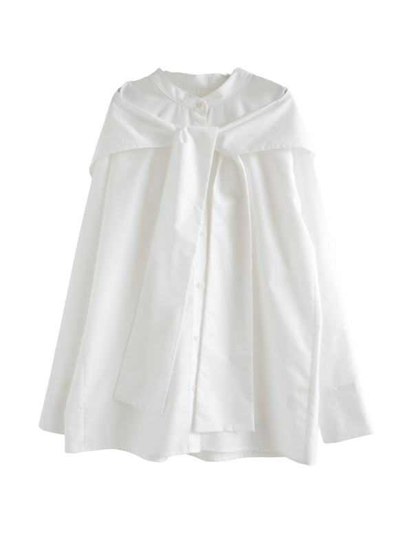 ブロードフードスカーフシャツ トップス 人気レディースファッション通販 リエディ