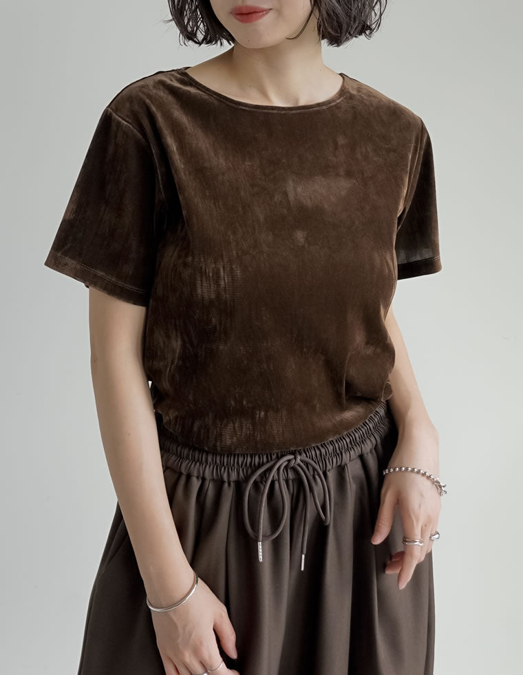 カットベロアホルターネックビスチェ×Tシャツ - トップス通販 | 人気