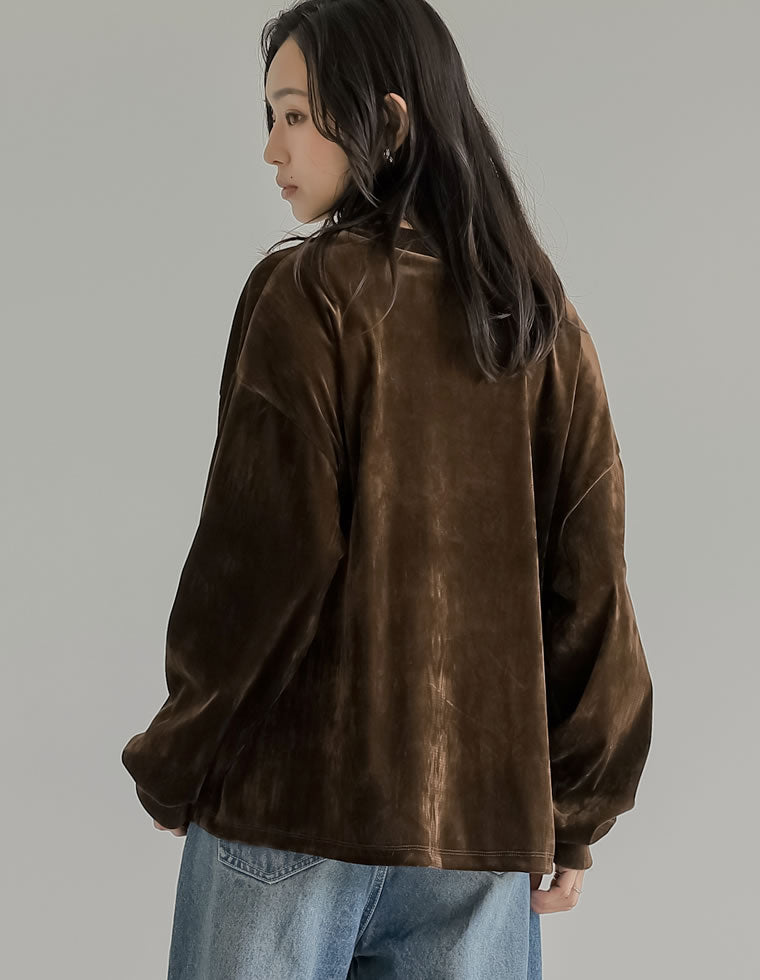 ❤️週末値下げ★アルベロベロ❣️シアー上着 シアーフロッキーベロアプルオーバー - トップス通販 | 人気レディース
