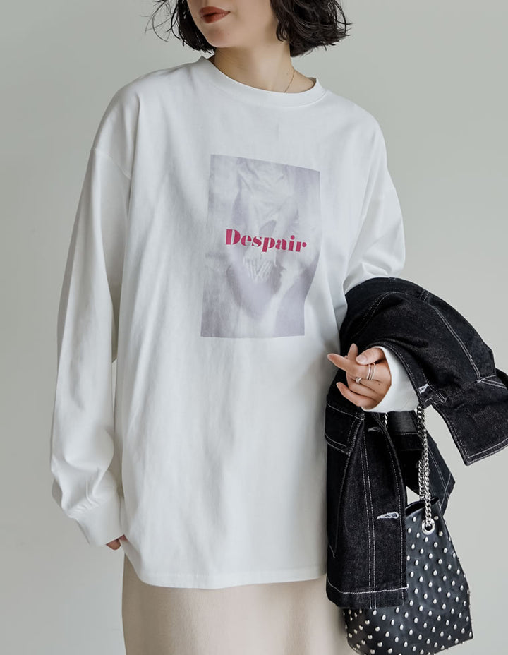 ≪20日11:59まで！期間限定ポイント10%UP対象≫[2025AW COLLECTION]フォトプリントアソート長袖Ｔシャツ[mb] トップス 人気レディースファッション通販 リエディ