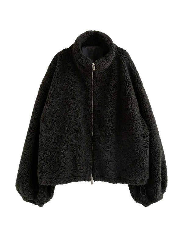 [2025 WINTER PRE ORDER]ボアドロスト付きダブルジップブルゾン ジャケット/アウター 人気レディースファッション通販 リエディ