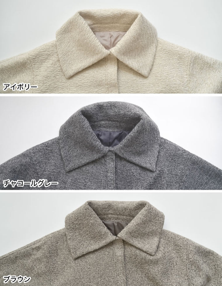 カールシャギーケープミドルコート ジャケット/アウター 人気レディースファッション通販 リエディ