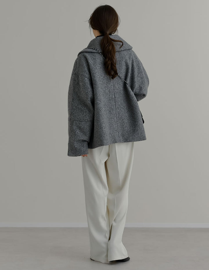 カールシャギーケープミドルコート ジャケット/アウター 人気レディースファッション通販 リエディ