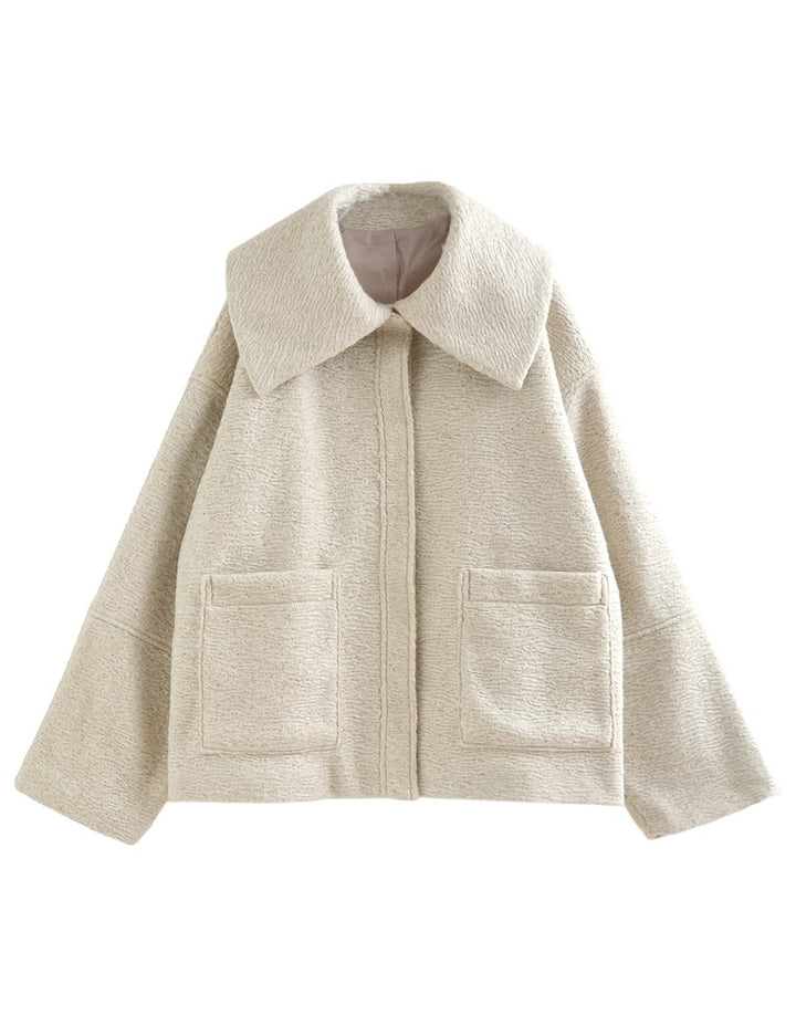 カールシャギーケープミドルコート ジャケット/アウター 人気レディースファッション通販 リエディ