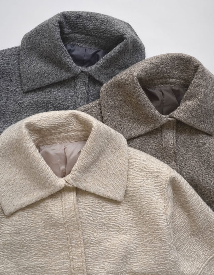 カールシャギーケープミドルコート ジャケット/アウター 人気レディースファッション通販 リエディ