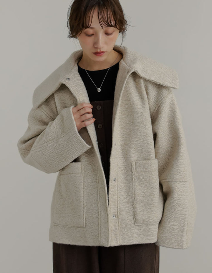 カールシャギーケープミドルコート ジャケット/アウター 人気レディースファッション通販 リエディ
