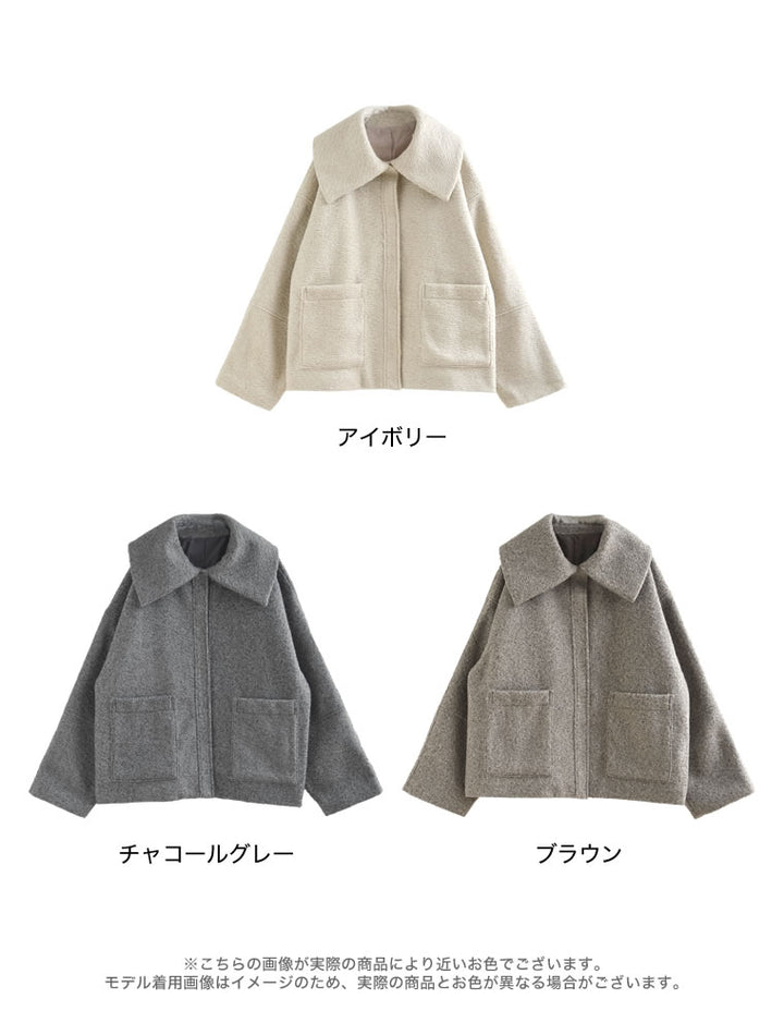 カールシャギーケープミドルコート ジャケット/アウター 人気レディースファッション通販 リエディ