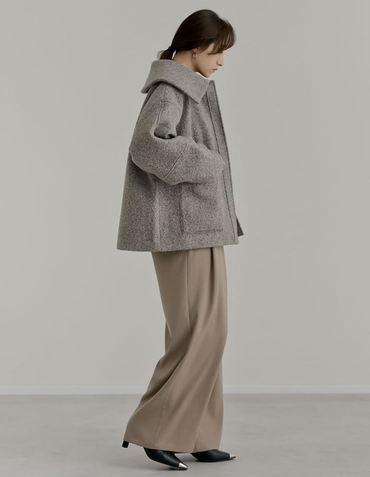 カールシャギーケープミドルコート ジャケット/アウター 人気レディースファッション通販 リエディ