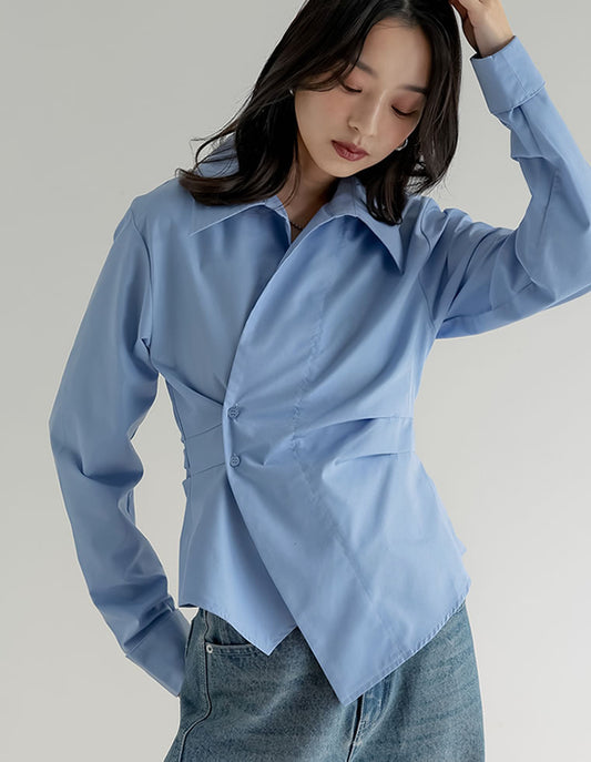 [2026S/S COLLECTION]ブロードウエストタックシャツ[mb] トップス 人気レディースファッション通販 リエディ