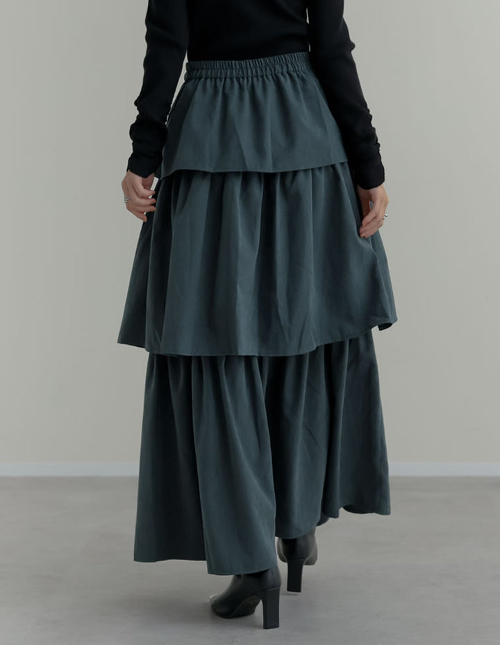 ピーチタフタティアードスカート スカート 人気レディースファッション通販 リエディ