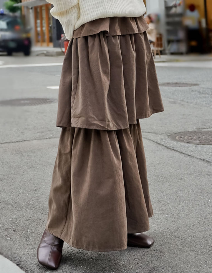 ピーチタフタティアードスカート スカート 人気レディースファッション通販 リエディ