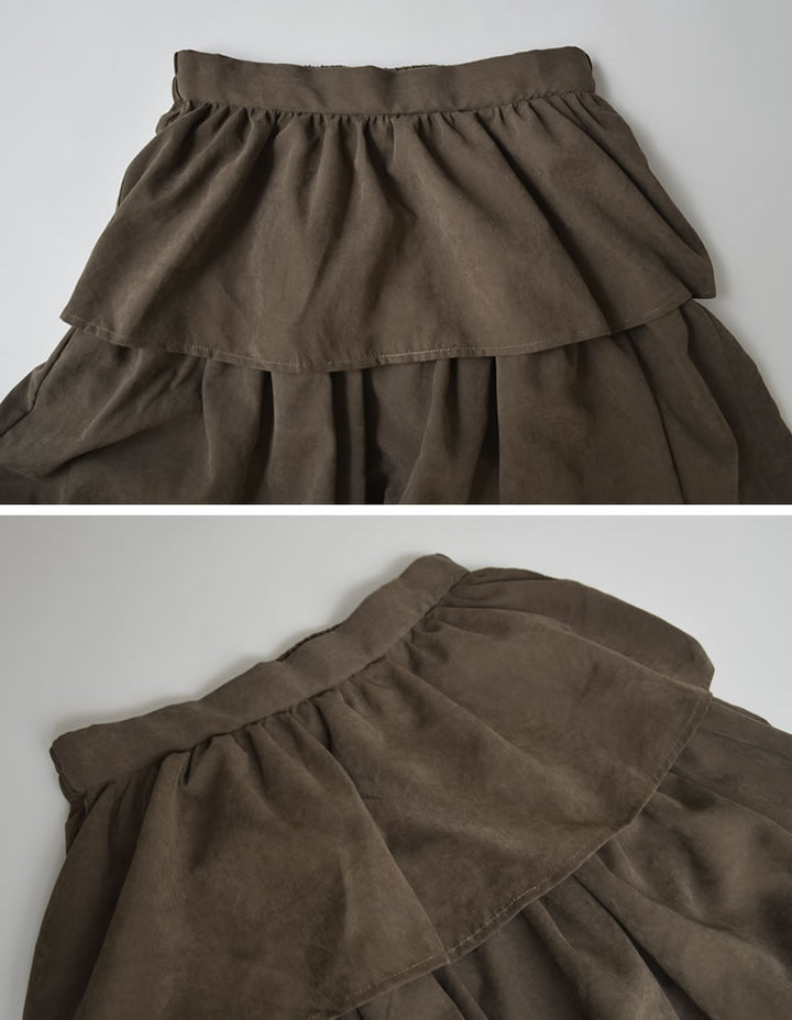 ピーチタフタティアードスカート スカート 人気レディースファッション通販 リエディ