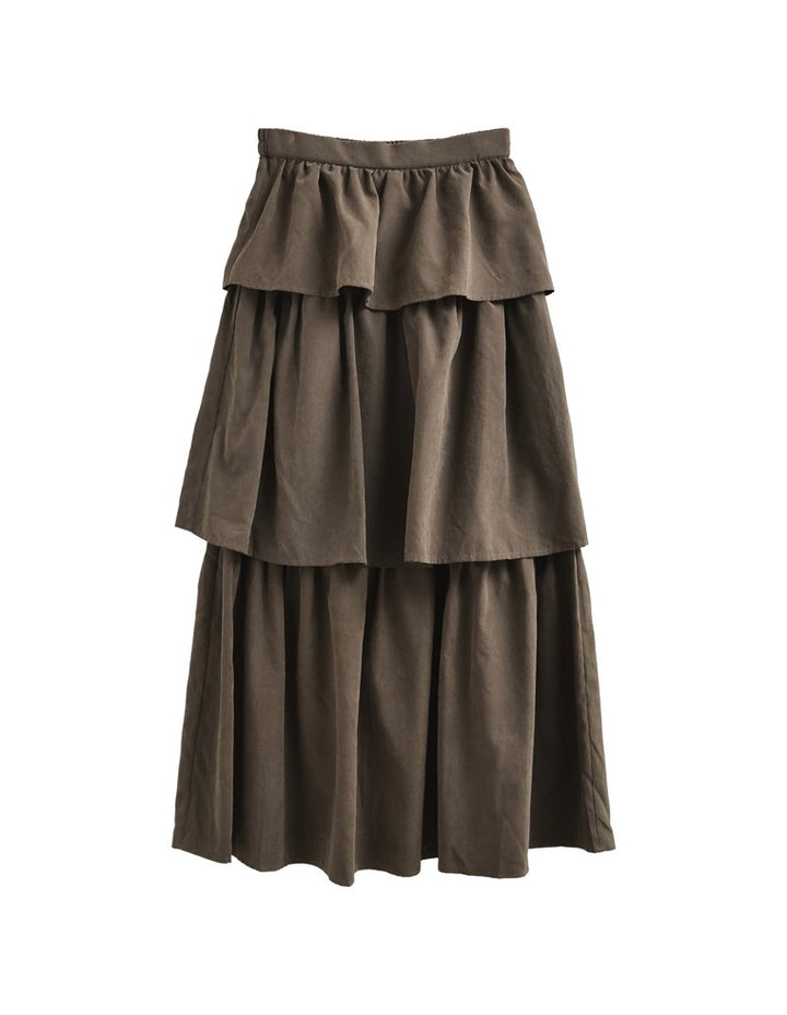 ピーチタフタティアードスカート スカート 人気レディースファッション通販 リエディ