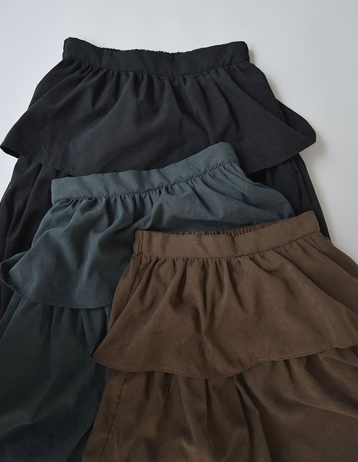 ピーチタフタティアードスカート スカート 人気レディースファッション通販 リエディ