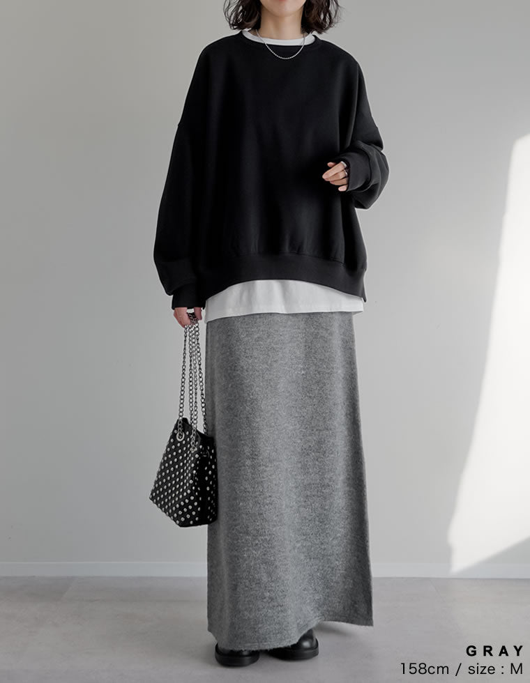 カシミヤタッチスキッパーニット×スカート - セットアップ通販 | 人気
