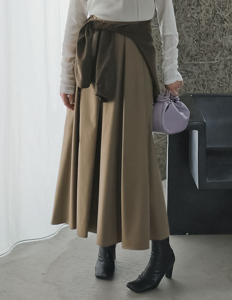 タックボリュームフレアスカート - スカート通販 | 人気レディース