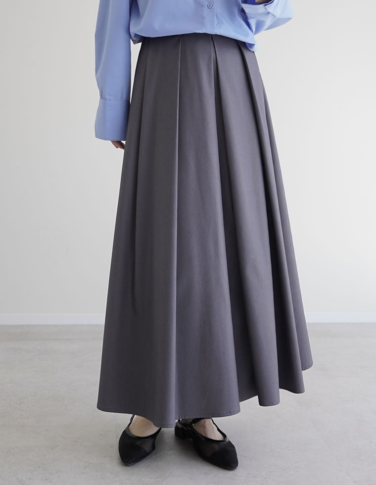 タックボリュームフレアスカート - スカート通販 | 人気レディース
