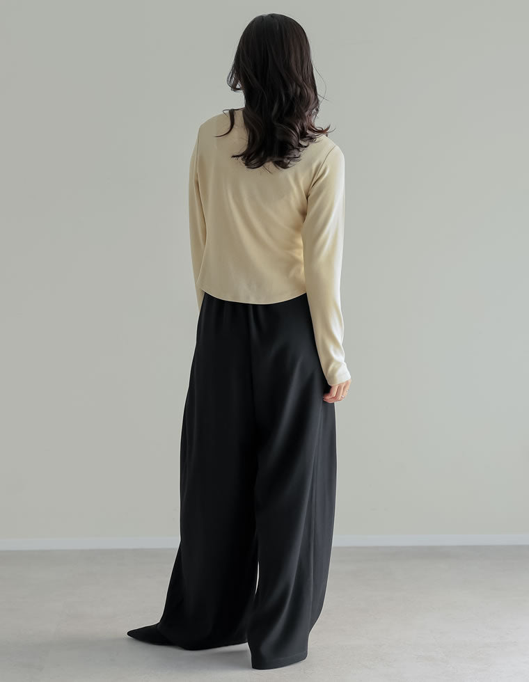 アシンメトリーフリルカットソー - トップス通販 | 人気レディース