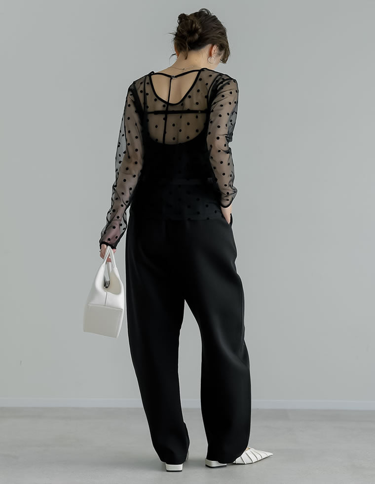 ドットチュールバックオープントップス - トップス通販 | 人気