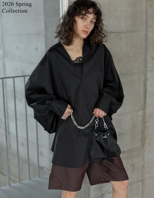 Vネックブロードチュニックブラウス[mb] トップス 人気レディースファッション通販 リエディ