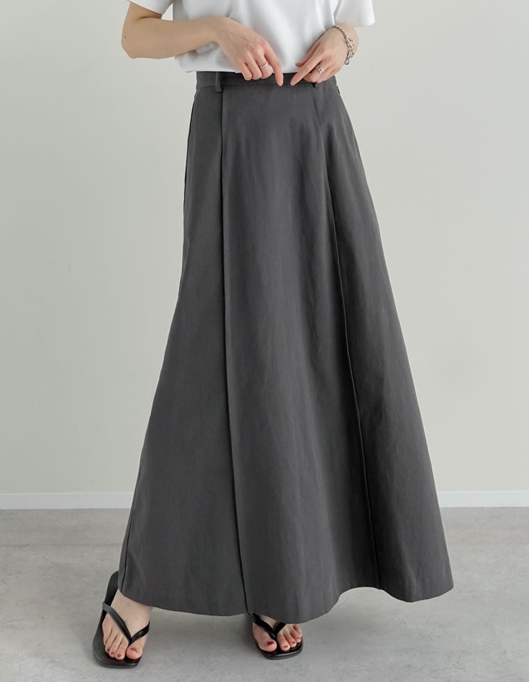 カツラギピンタックAラインスカート - スカート通販 | 人気レディース