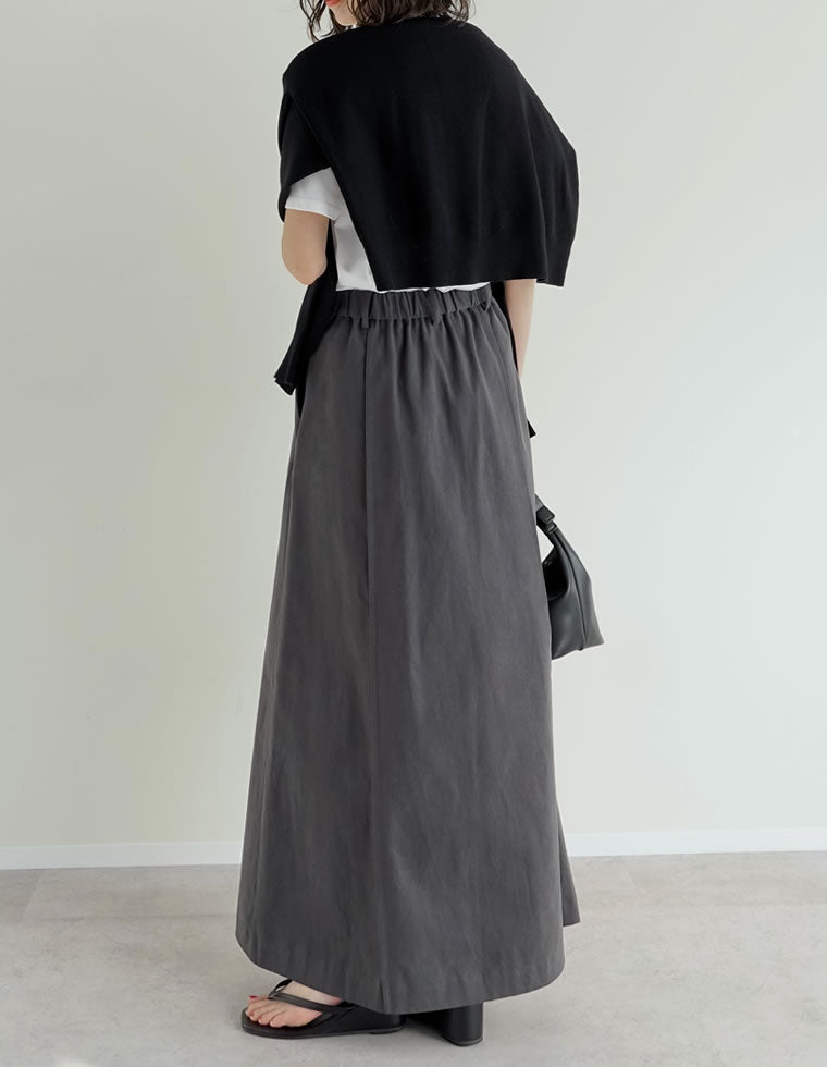 カツラギピンタックAラインスカート - スカート通販 | 人気レディース