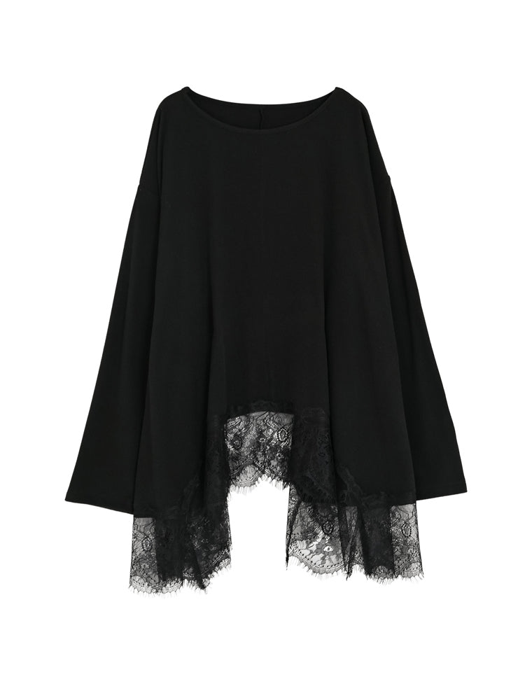 ネストローブ  レースヘムチュニック 美品 nest Robe - nest robe（ネストローブ）| リネンレースヘムチュニック