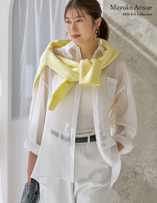 2WAYシャイニーシアーシャツ[mb] トップス 人気レディースファッション通販 リエディ