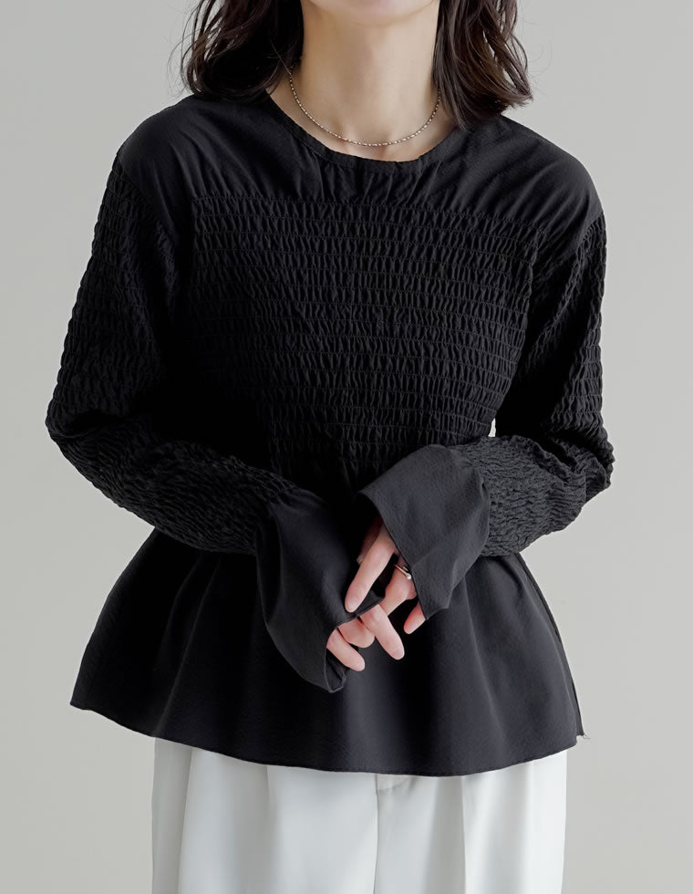 【2019ss・美品】フレイアイディー  シャーリング ギンガム ブラウス ギンガムチェックシャーリングブラウス - トップス通販 | 人気