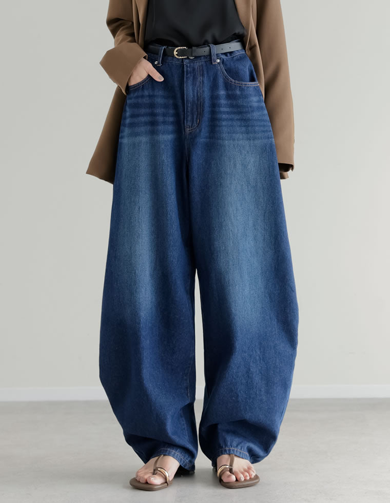 バルーンワイドデニムパンツ - パンツ通販 | 人気レディース