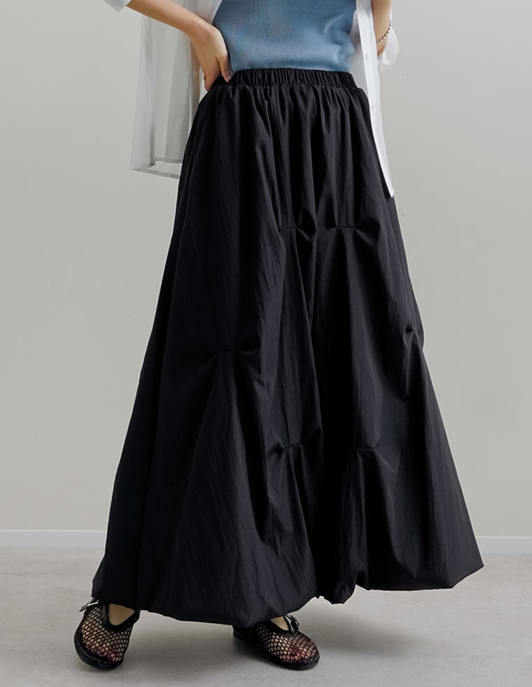 ツマミタックタフタバルーンスカート - スカート通販 | 人気レディース