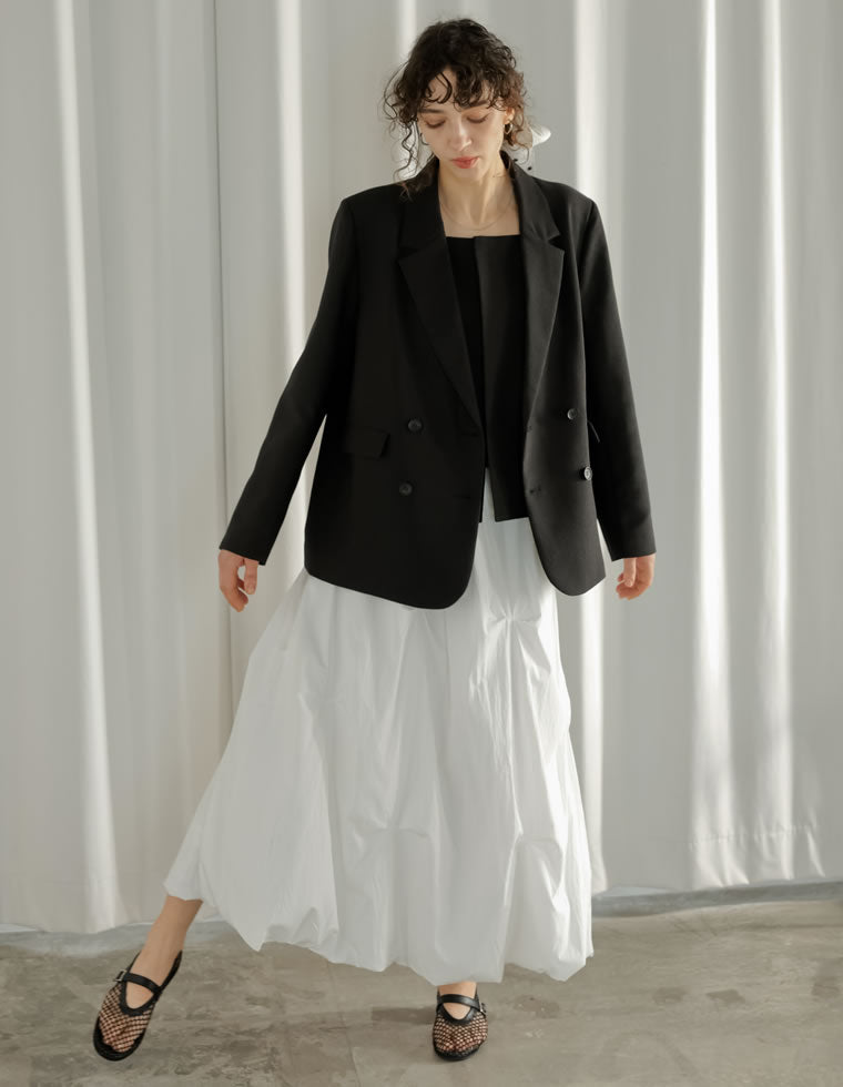 ツマミタックタフタバルーンスカート - スカート通販 | 人気レディース