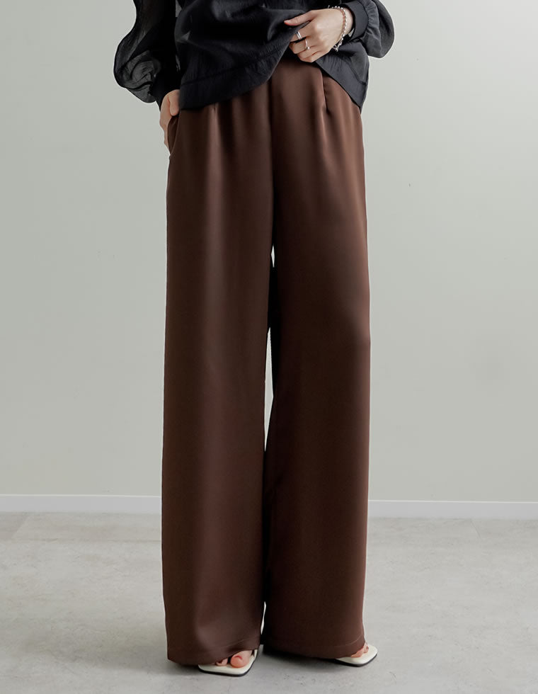 サテンライクウエストドロストパンツ - パンツ通販 | 人気レディース