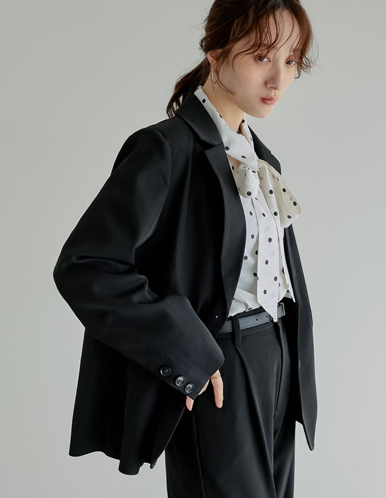 美品✨人気のLサイズ✨T-JACKET テーラードジャケット ストレッチ 黒 ストレッチミックスツイルシングルテーラードジャケット - ジャケット
