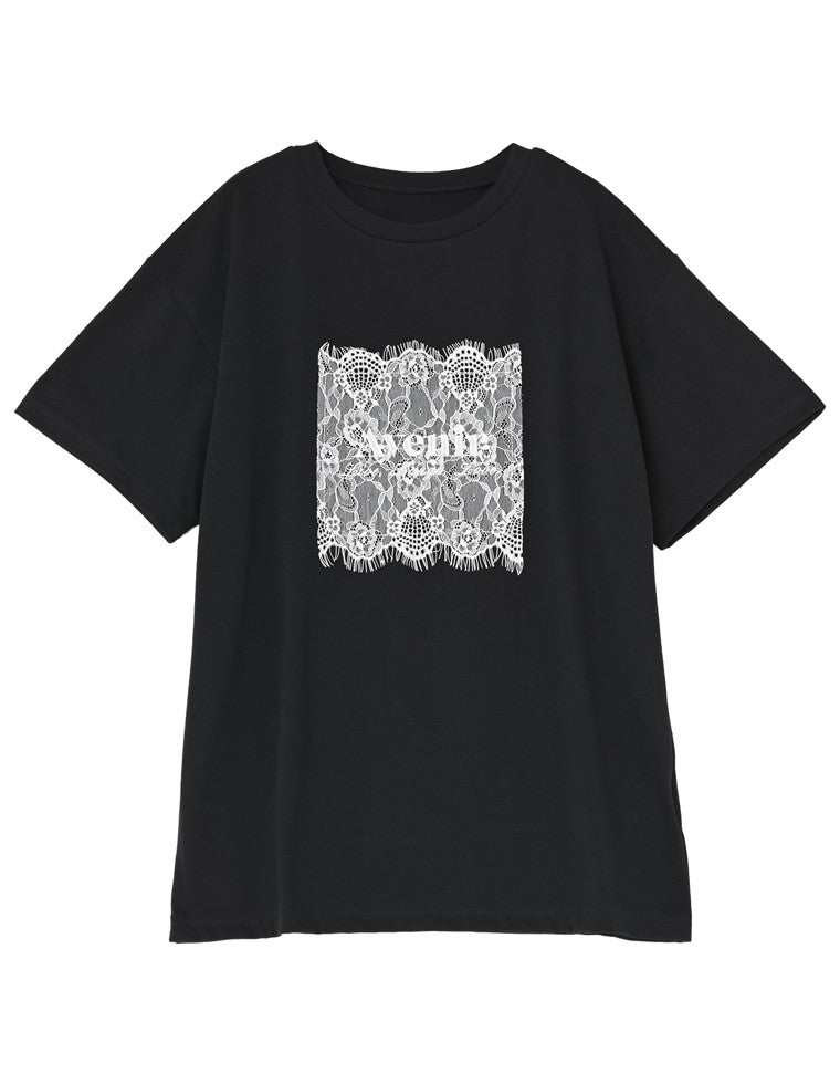 レース刺繍ロゴTシャツ - トップス通販 | 人気レディースファッション
