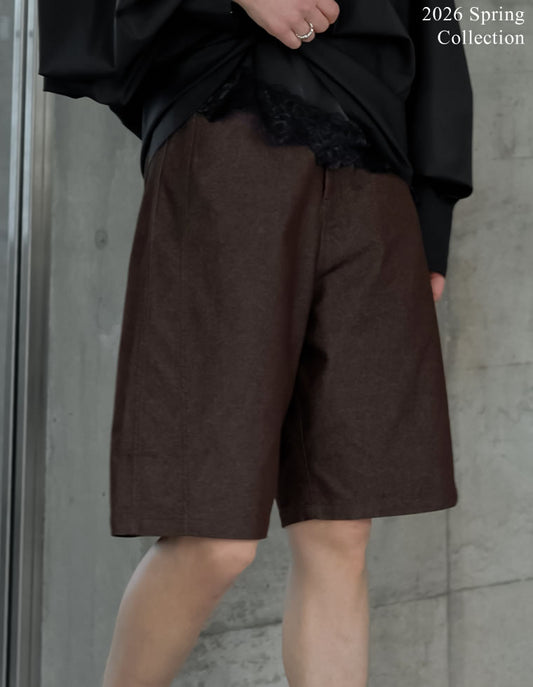 コットン混デニムハーフパンツ パンツ 人気レディースファッション通販 リエディ