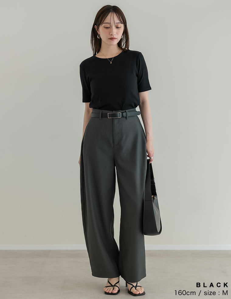 リブカットソーバックオープントップス - トップス通販 | 人気