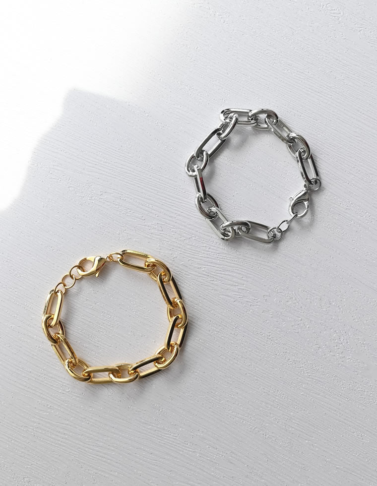 オーバルリングチェーンブレスレット - アクセサリー通販 | 人気