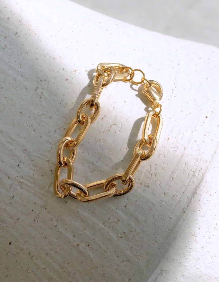 オーバルリングチェーンブレスレット - アクセサリー通販 | 人気
