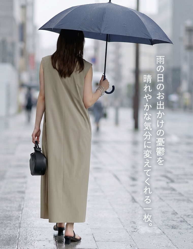 タフタキーネックノースリーブワンピース - ワンピース通販 | 人気