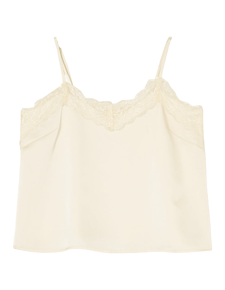 アイボリー レーススリーブ キャミソール レースコレクション キャミソール アイボリー(入荷済み) | 人気