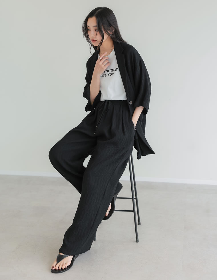 【希少】Y's ワイズ ルーズ ガウチョ パンツ ブラック黒 L イージーパンツ 楊柳クロスドロストイージーパンツ - パンツ通販 | 人気レディース