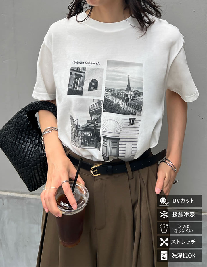シーンナリーフォトプリントTシャツ - トップス通販 | 人気レディース 