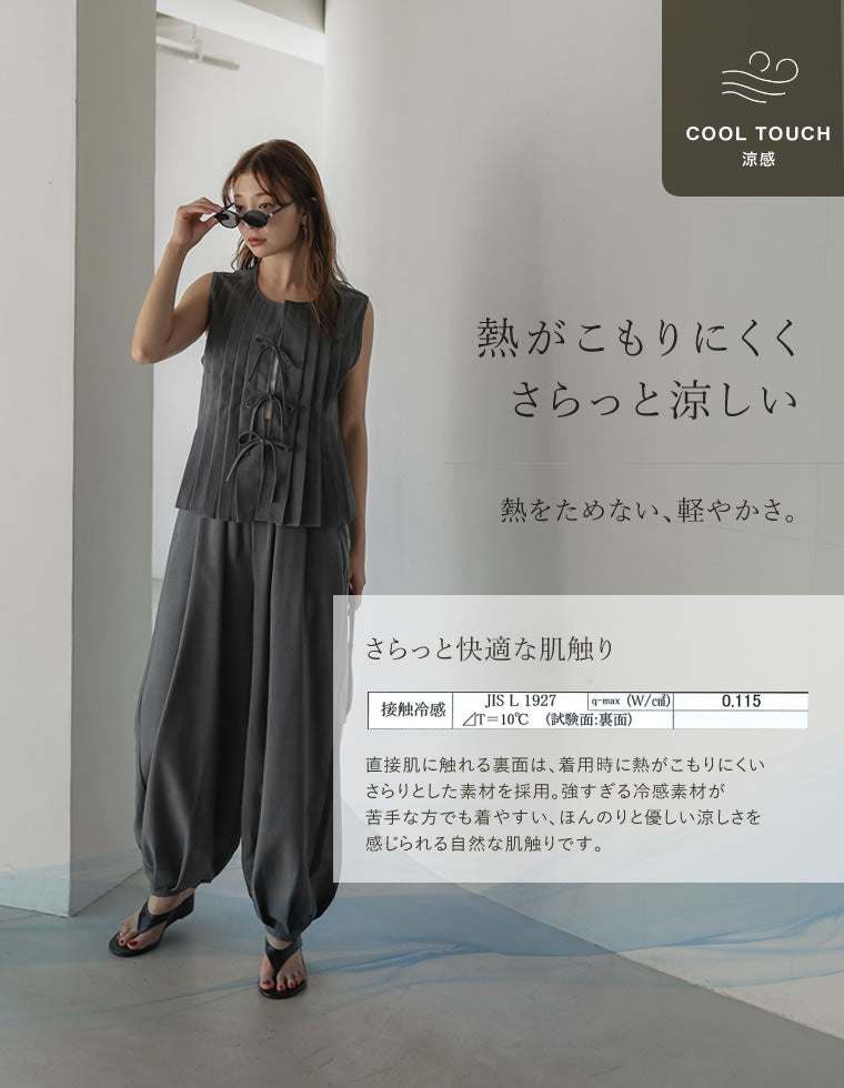 リネンライクタックバルーンパンツ - パンツ通販 | 人気レディース