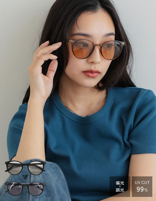 ［UVカット率99％以上］偏光機能付調光サングラス[返品交換不可] ファッション雑貨 人気レディースファッション通販 リエディ