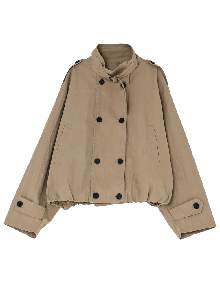 スタンドカラーショートトレンチ スタンドカラーショートトレンチ - ジャケット/アウター通販 | 人気